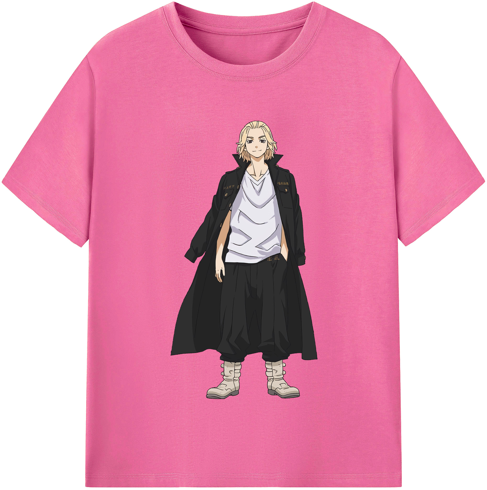 （画像用） 東京リベンジャーズ Tokyo Revengers レディースカジュアルプリントTシャツ（綿100％）